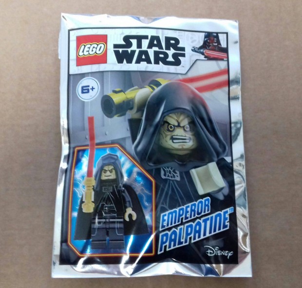 Limitál, új Star Wars LEGO Emperor Palpatine minifigura. Levél csomag