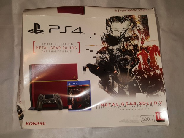 Limitlt Ps4 Konzol Doboz Metal Gear