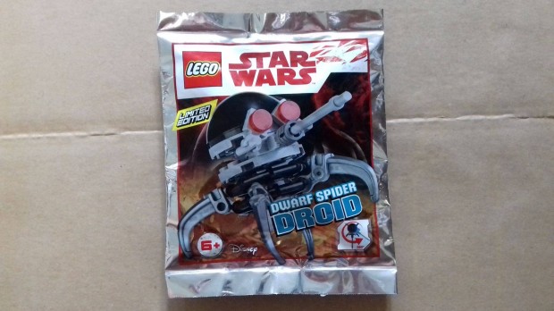 Limitált Star Wars LEGO Dwarf Spider Droid építési útmutatóval +50féle