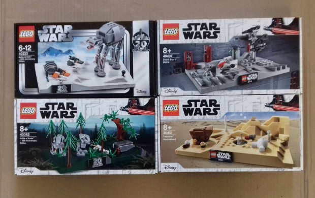 Limitlt bontatlan Star Wars LEGO 40333 + 40362 + 40407 40451 utnvt