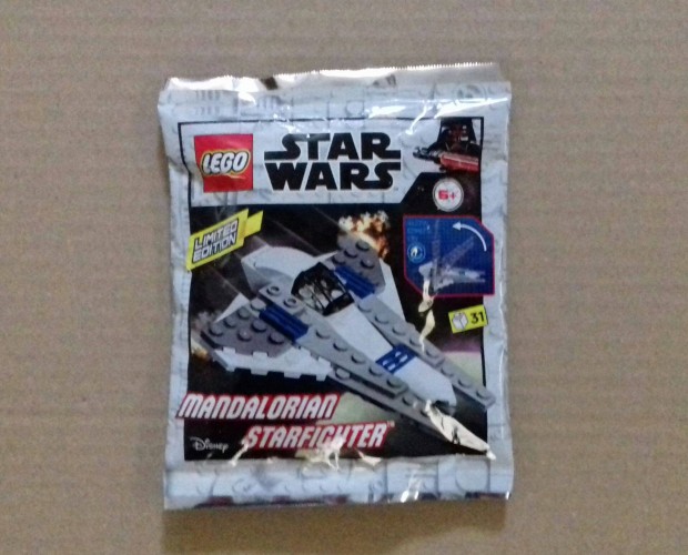 Limitált új Star Wars LEGO Mandalorian Starfighter 75316 mini építésiv