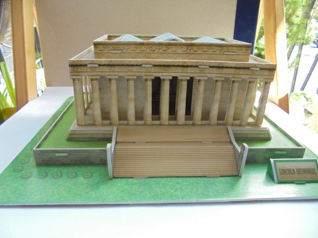 Lincoln memorial 3D makett