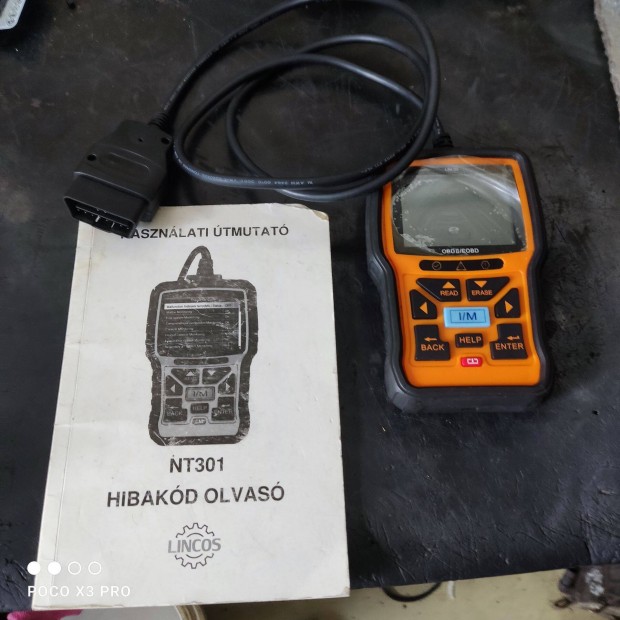 Lincos NT301 hibakód olvasó törlő scenner használt jó állapotú
