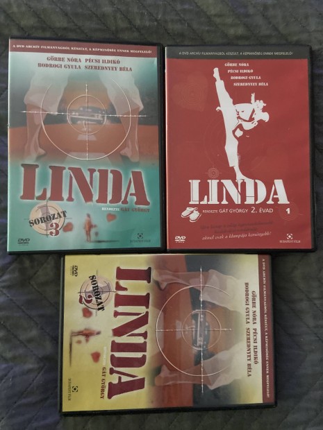 Linda sorozat 3 darab dvd!