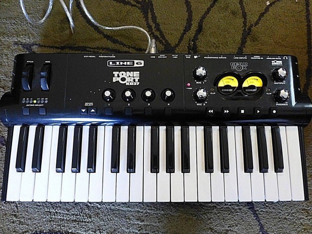 Line6 Toneport KB37 usb külső hangkártya midi billentyű
