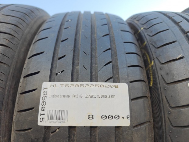 Linglong GreenMax HP010 88H 185/60R15 XL DOT1616 6MM HASZNÁLT