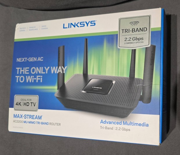 Linksys EA8300 Max-Stream 3 svos gaming wifi router