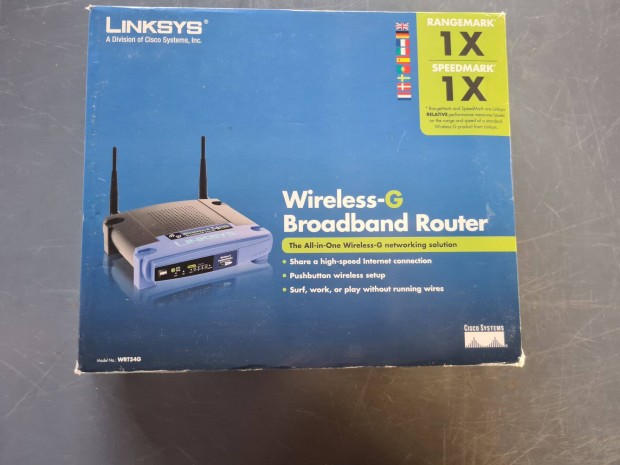 Linksys WiFi Wireless-G Broadband Router