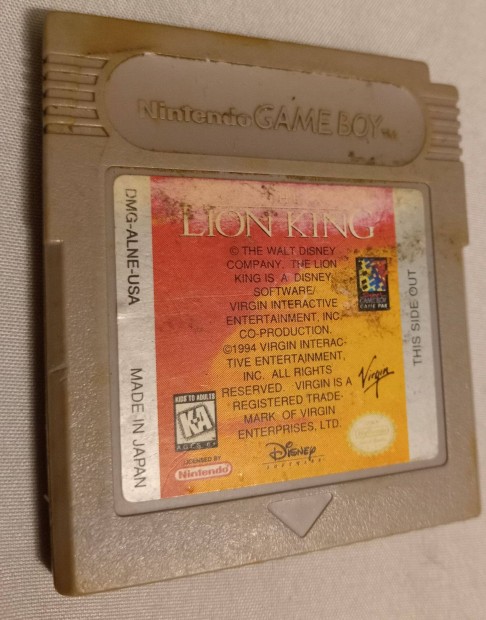 Lion King Nintendo jtk eredeti