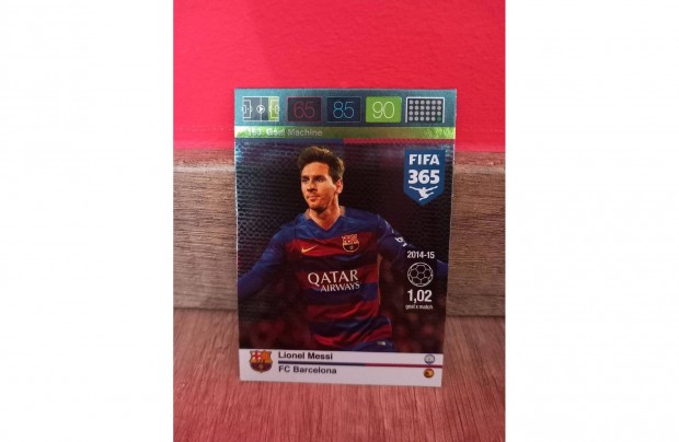 Lionel Messi 163. Goal Machine Fifa 365 fociskrtya focikrtya