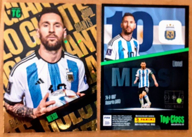 Lionel Messi Argentna Holo Giants focis krtya Panini Top Class 2023