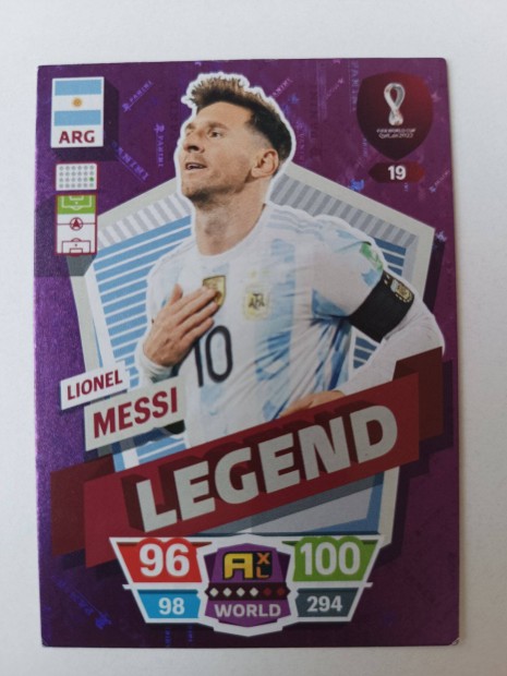 Lionel Messi Legend krtya