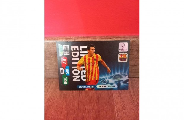 Lionel Messi Limited Edition 2013-2014 Chamoion League fociskrtya