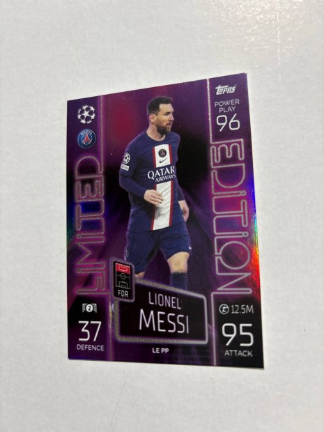 Lionel Messi Limited focis krtya