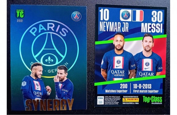 Lionel Messi Neymar Jr. PSG Synergy focis krtya Top Class 2023