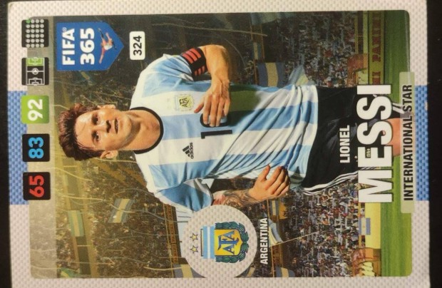 Lionel Messi Panini focis krtya / FIFA 365 / 2017