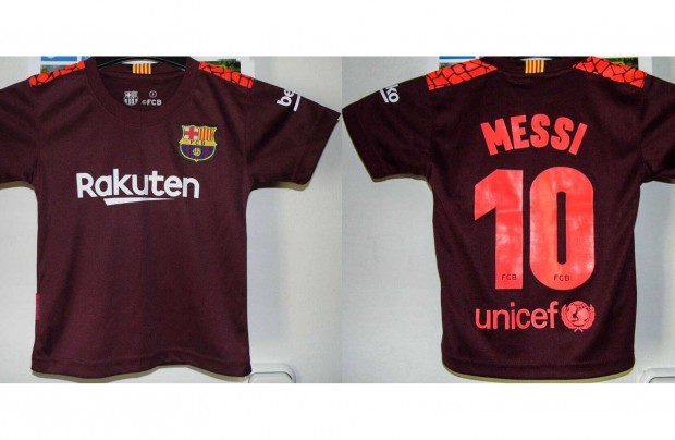 Lionel Messi - FC Barcelona szurkoli baby bord mez (9-12 hnapos)