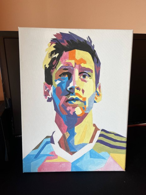 Lionel Messi portr festmny