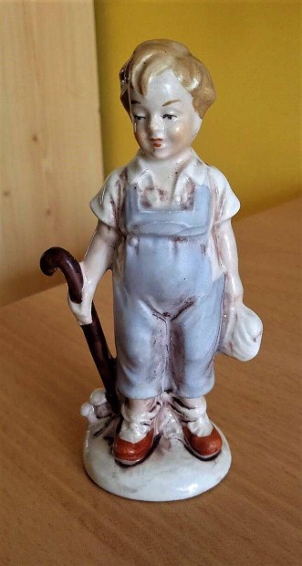 Lippelsdorf Bjos porceln gyermek figura