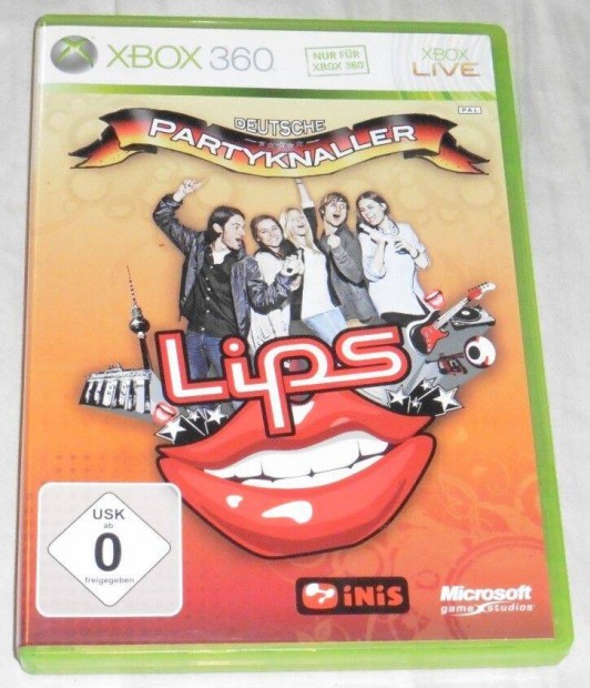 Lips Deutsche Partyknaller (Karaok, nekls) Gyri Xbox 360 Jtk