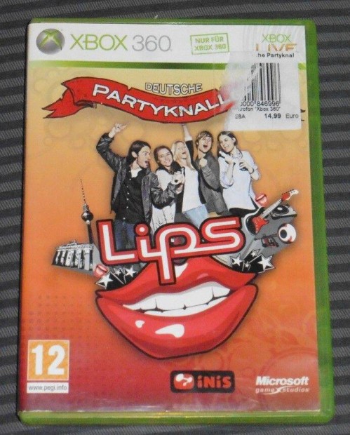 Lips Deutsche Partyknaller (Karaok, nekls) Gyri Xbox 360 Jtk