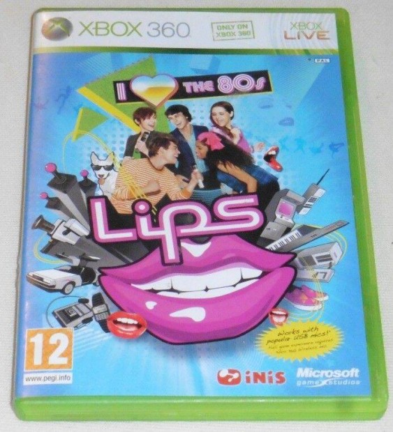 Lips - I Love The 80s (Karaok, nekls) Gyri Xbox 360 Jtk akr f