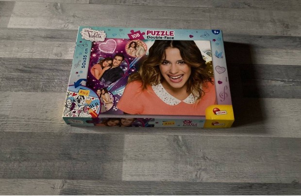 Lisciani Puzzle 2 az 1-ben kétoldalas színezhető puzzle Violetta