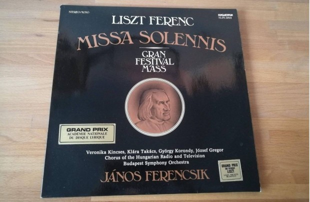 Liszt Ferenc - Missa solennis (Hungaroton HU 1977 LP)