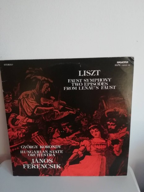 Liszt: Faust szimfnia, bakelit lemez