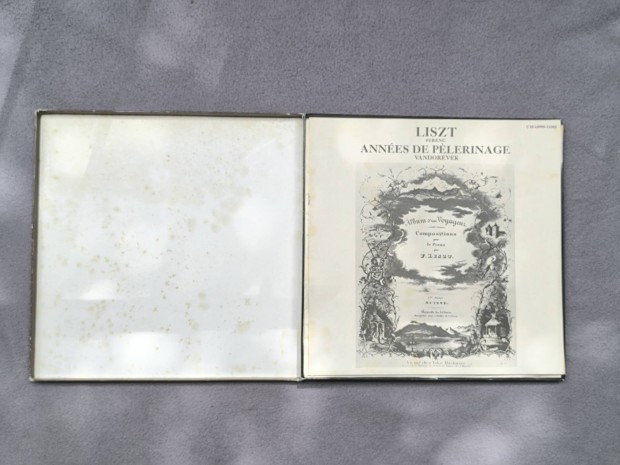 Liszt bakelit lemez box