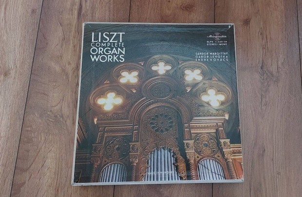 Liszt complete organ works bakelit lemezek