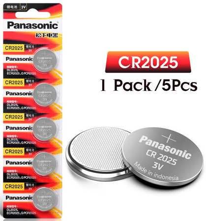 Lithium CR2025 - Panasonic  Gombelem 1 db  (2865)