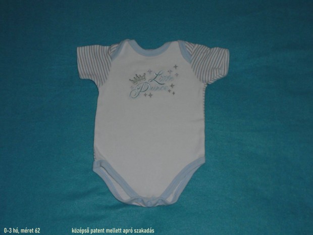 Little Prince feliratos rvid ujj body 0-3 h (mret 62)