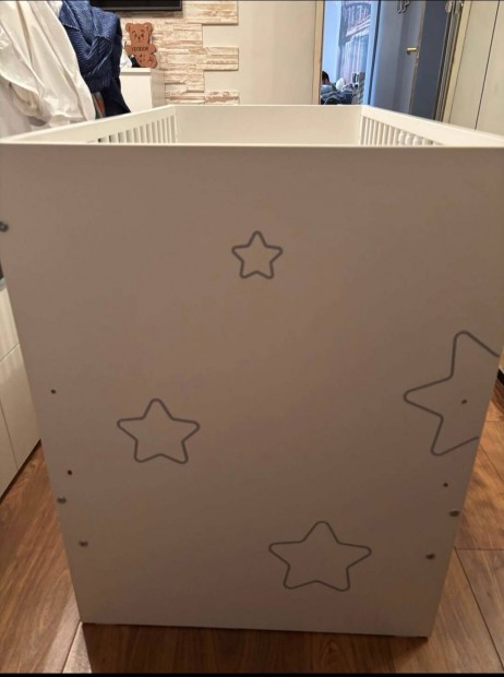 Little Sky 120x60 kiságy + kókuszmatrac + rácsvédő + lepedő