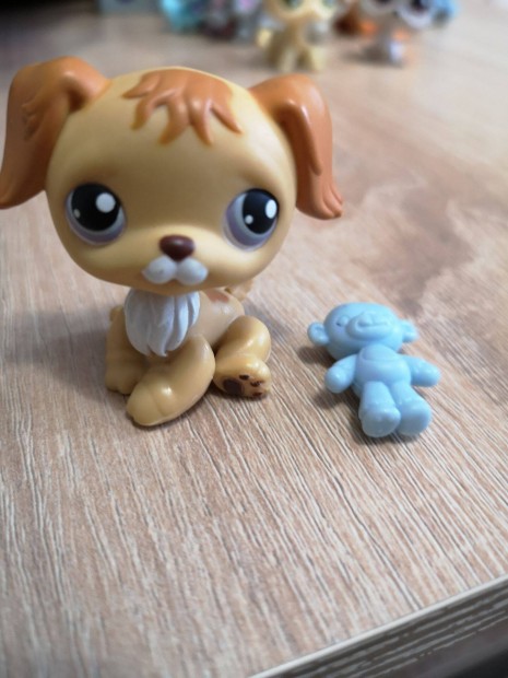 Littlest Pet Shop Golden Retriever #368 Original + kiegszt
