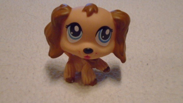 Littlest Pet Shop - Barna Kutya figura - eredeti - jszer