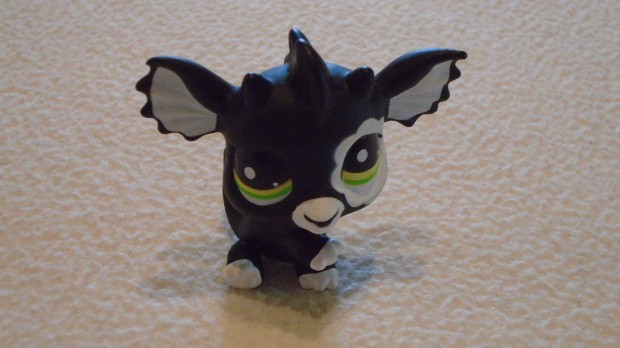 Littlest Pet Shop - Fekete-fehr Srkny figura - eredeti, jszer