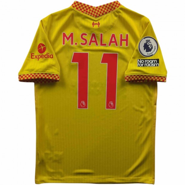 Liverpool 2021-22 Nike harmadik szm Mohamed Salah foci mez M-es