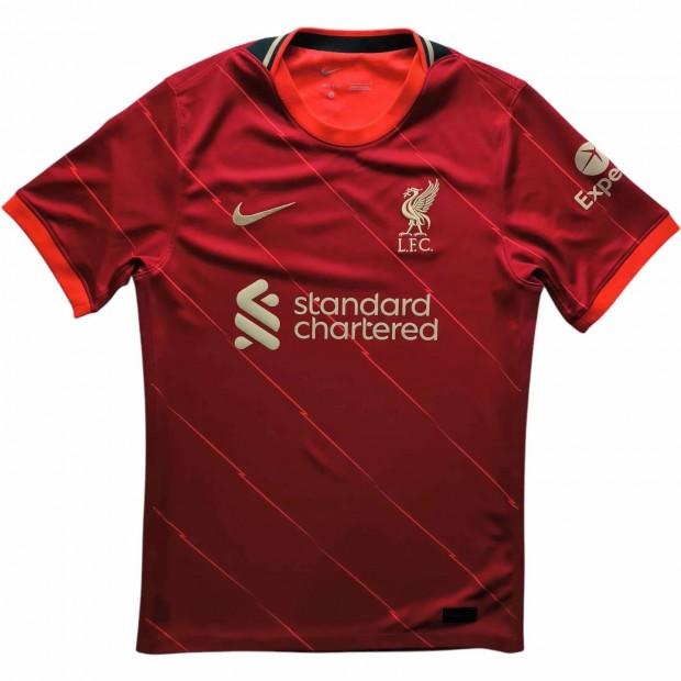 Liverpool 2021-22 Nike hazai foci mez S-es