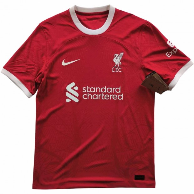 Liverpool 2023-24 Nike hazai Player Issue *j* foci mez M-es