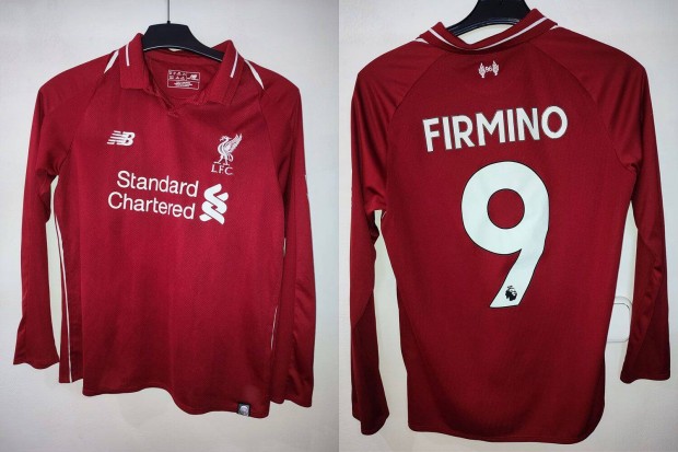 Liverpool Firmino eredeti New Balance hosszú ujjú gyerek mez (158)