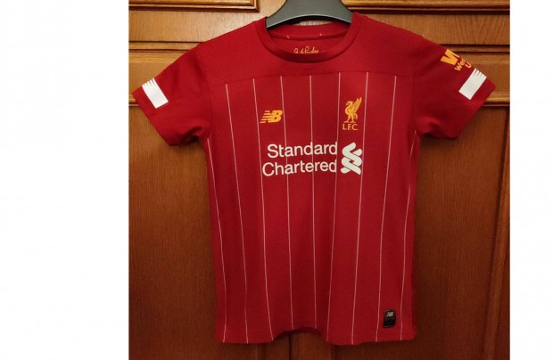 Liverpool eredeti New Balance 2019-20 gyerek bordó mez (116)