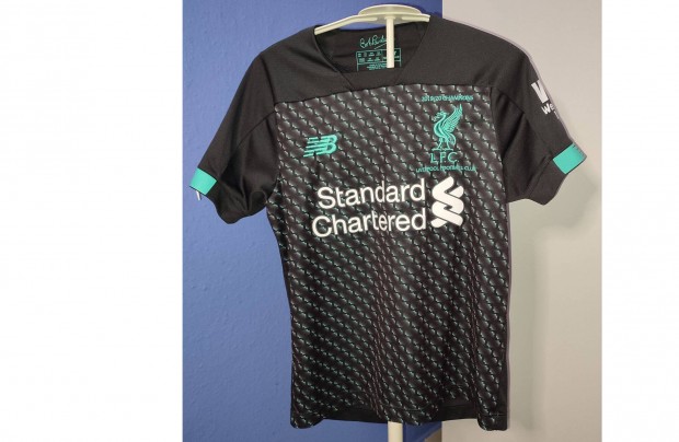 Liverpool eredeti New Balance fekete bajnoki gyztes gyerek mez