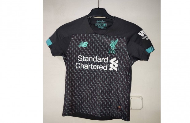 Liverpool eredeti New Balance fekete zld gyerek mez (122)