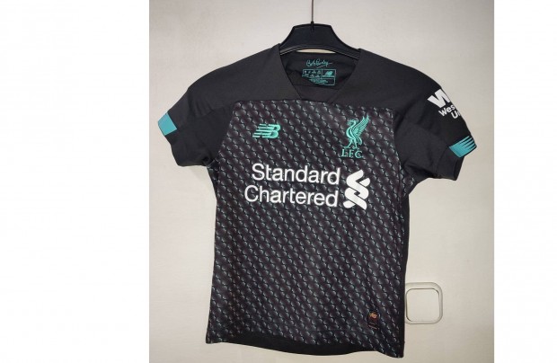 Liverpool eredeti New Balance fekete zld gyerek mez (122)