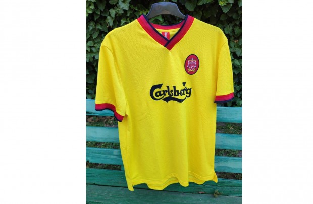 Liverpool eredeti szurkoli 1997-1998-as srga mez (2XL)