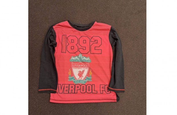 Liverpool pizsama fels, 10 ves, Bp. 2. ker