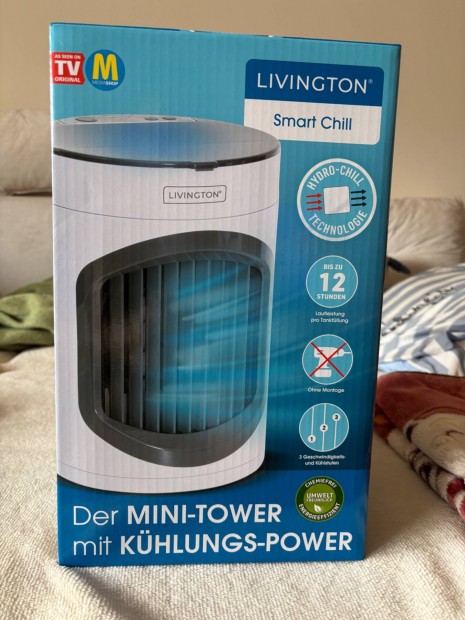 Livington Smart chill hordozható léghűtő
