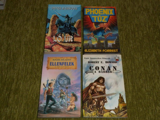L r + Phoenix tz + Ellenfelek + Conan a barbr - fantasy knyvek