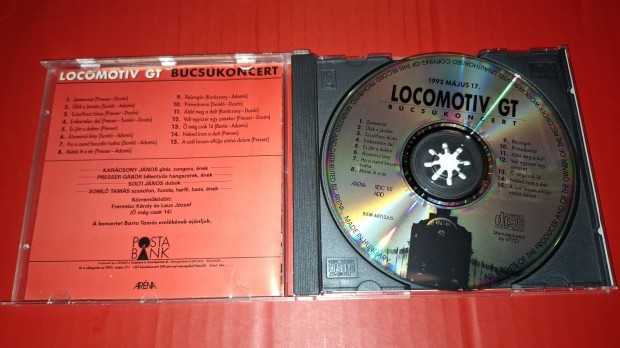 Locomotív GT LGT Búcsúkoncert Cd 1992